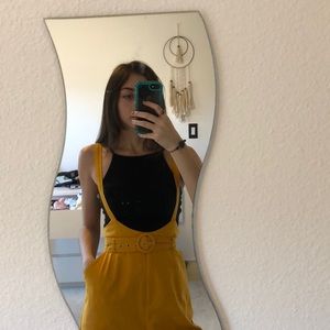 NWT YELLOW OVERALLS